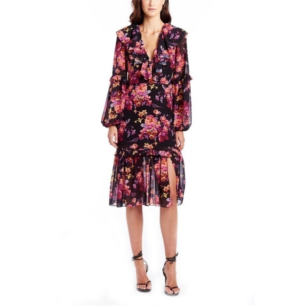Amanda Uprichard Talulah Blossom Evening Dress